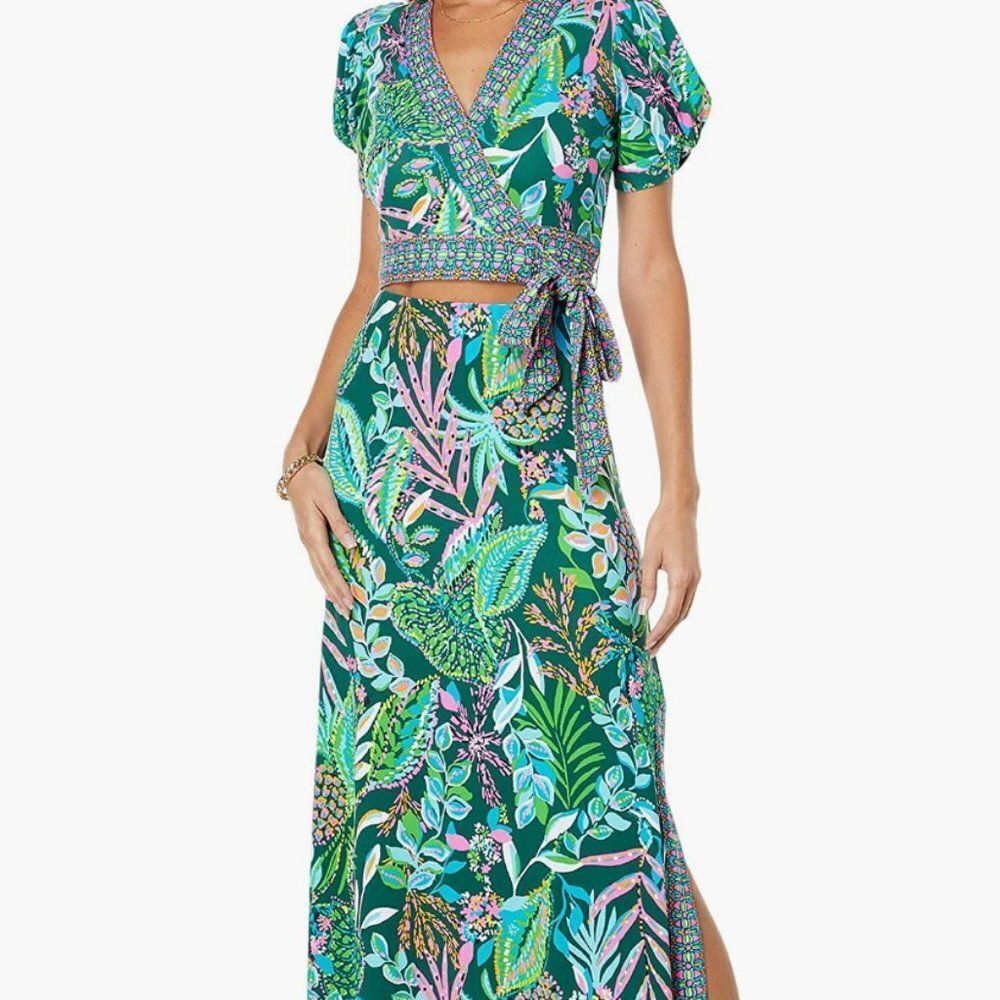 NWT Lilly Pulitzer Sailynn Maxi Set L
